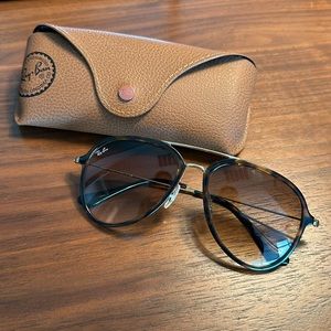 Ray-Ban Brown Gradient Aviator Sunglasses | RB4298